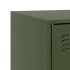 Mueble para TV de acero verde oliva 67x39x44