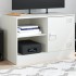 Mueble para TV de acero blanco 67x39x44