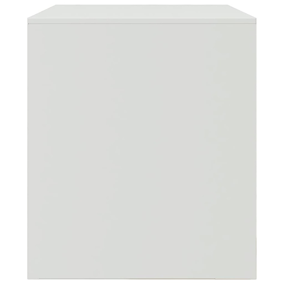 Mueble para TV de acero blanco 67x39x44