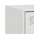 Mueble para TV de acero blanco 67x39x44