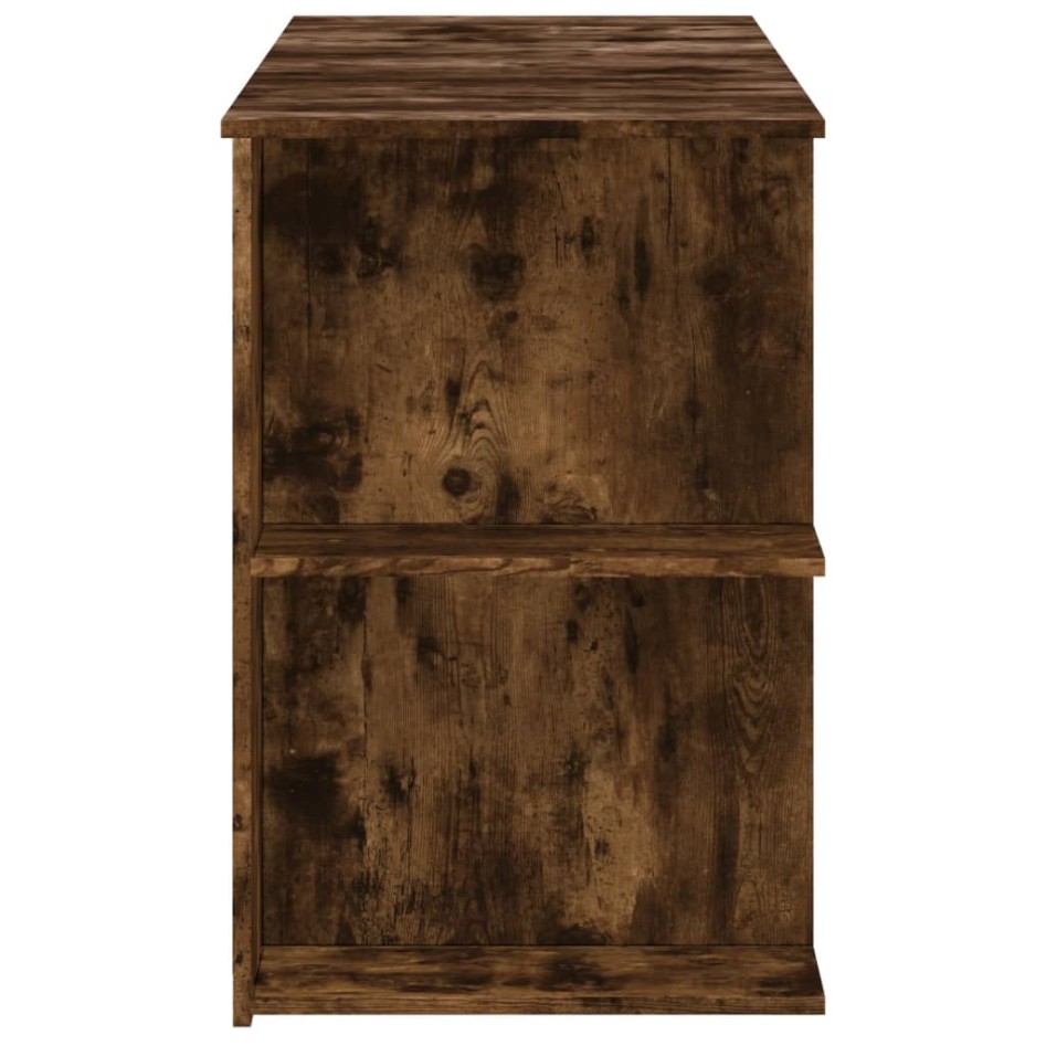 Escritorio madera de ingeniería roble ahumado 140x50x75