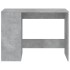 Escritorio de madera de ingeniería gris hormigón 102x50x75