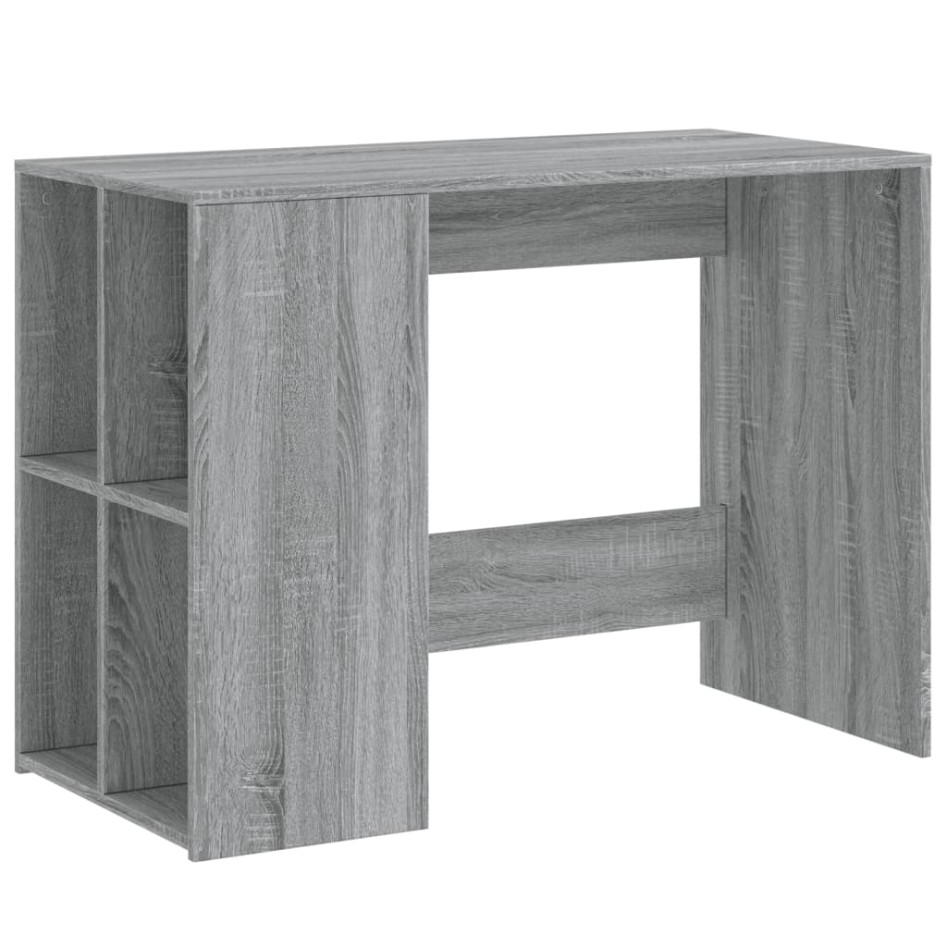 Escritorio de madera de ingeniería gris Sonoma 102x50x75