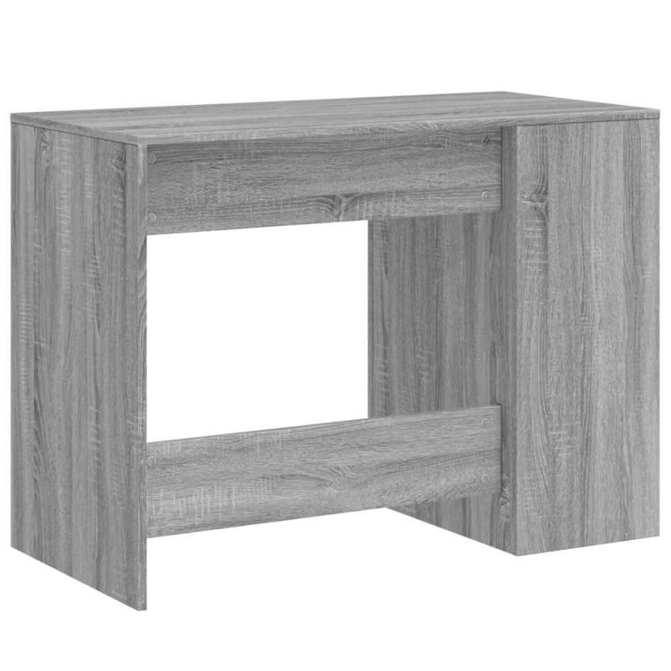 Escritorio de madera de ingeniería gris Sonoma 102x50x75