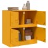 Aparador de acero amarillo mostaza 67x39x73
