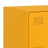 Aparador de acero amarillo mostaza 67x39x73