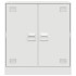 Aparador de acero blanco 67x39x73