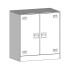 Aparador de acero blanco 67x39x73