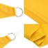 Toldo de vela cuadrado HDPE amarillo 160 g/m² 5x5