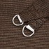 Toldo de vela trapecio HDPE marrón 160 g/m² 4/5x4