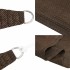 Toldo de vela trapecio HDPE marrón 160 g/m² 4/5x4