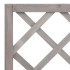 Jardinera enrejada de jardín madera de abeto gris 70x30x135