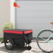 Remolque para bicicleta hierro negro y rojo 45 kg