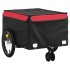 Remolque para bicicleta hierro negro y rojo 45