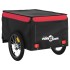 Remolque para bicicleta hierro negro y rojo 45