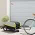Remolque para bicicleta hierro negro y verde 30