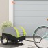 Remolque para bicicleta hierro negro y verde 30