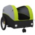 Remolque para bicicleta hierro negro y verde 30