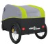 Remolque para bicicleta hierro negro y verde 30