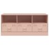 Mueble para TV de acero rosa 99x39x44