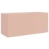 Mueble para TV de acero rosa 99x39x44