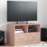 Mueble para TV de acero rosa 67x39x44