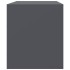 Mueble para TV de acero gris antracita 67x39x44
