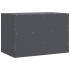 Mueble para TV de acero gris antracita 67x39x44