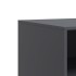Mueble para TV de acero gris antracita 67x39x44
