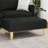 Reposapiés de tela negro 77x55x31