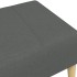 Reposapiés de tela gris oscuro 77x55x31