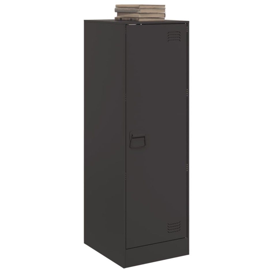 Aparador de acero negro 34,5x39x107