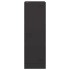 Aparador de acero negro 34,5x39x107