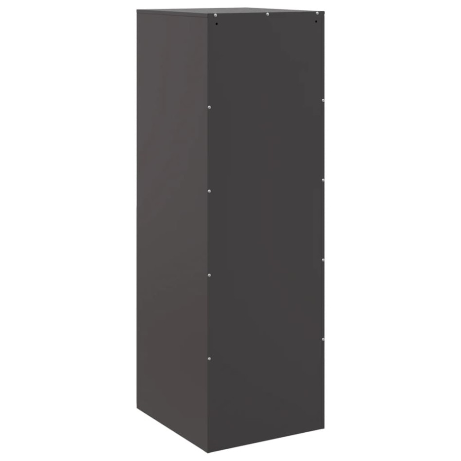 Aparador de acero negro 34,5x39x107