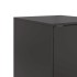Aparador de acero negro 34,5x39x107