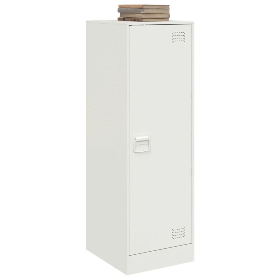 Aparador de acero blanco 34,5x39x107