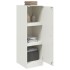 Aparador de acero blanco 34,5x39x107