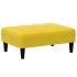 Reposapiés de terciopelo amarillo 77x55x31