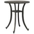 Mesa de jardín aluminio fundido bronce Ø48x53