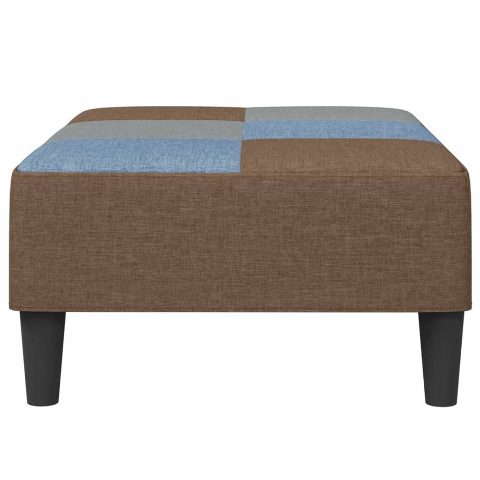 Reposapiés de tela patchwork 77x55x31