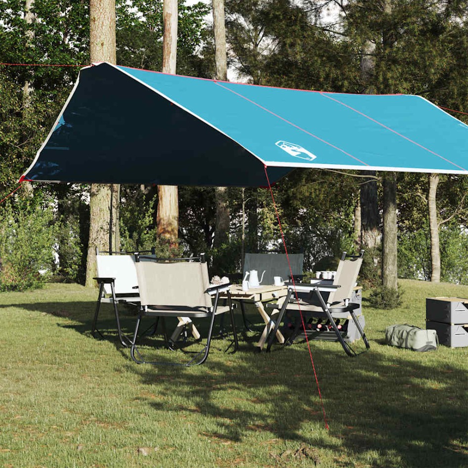 Lona de camping impermeable azul 420x440