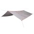 Lona de camping impermeable gris y naranja 420x440