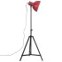 Lámpara de pie rojo desgastado 25 W E27 61x61x90/150
