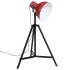 Lámpara de pie rojo desgastado 25 W E27 61x61x90/150