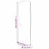 Cubiertas calefactor torre 2 uds tela Oxford 420D 58x58x228