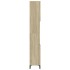 Armario de baño madera contrachapada roble Sonoma 30x30x190