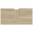 Armario de baño madera contrachapada roble Sonoma 65x33x60