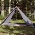 Tienda familiar tipi para 8 personas impermeable gris