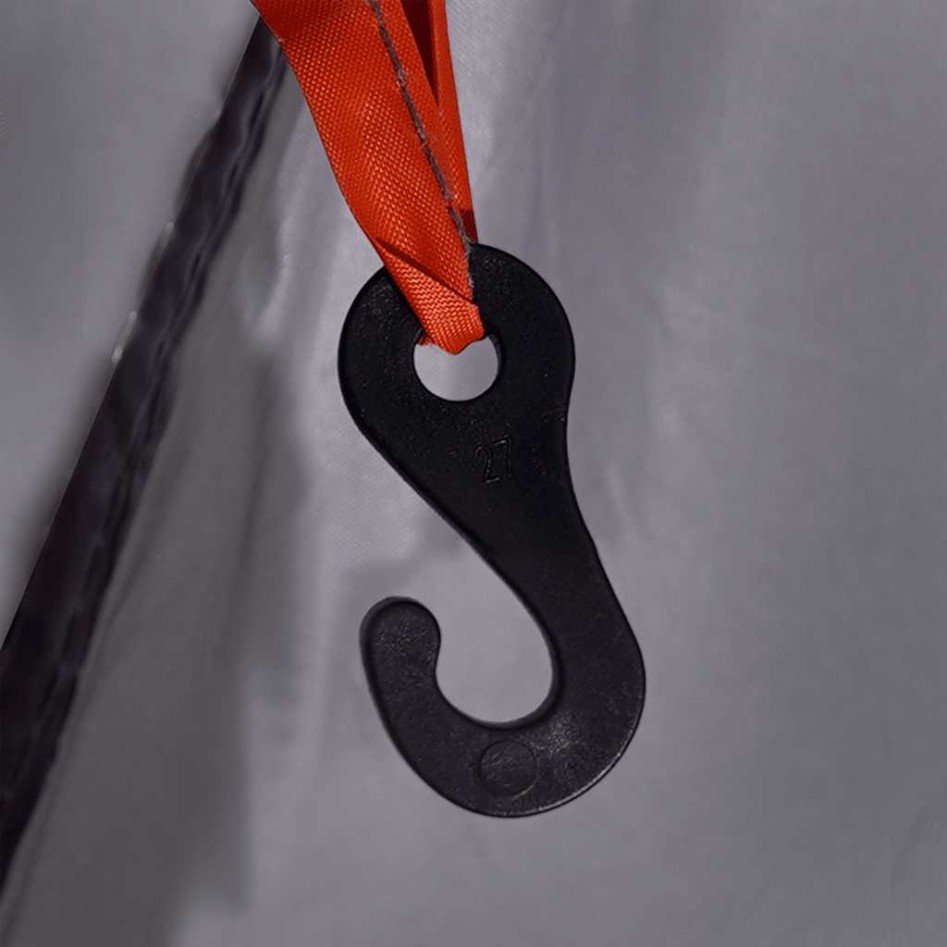 Tienda familiar tipi para 8 personas impermeable gris