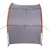Tienda de almacenamiento impermeable gris y